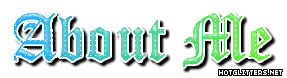 About Me Blue Green
