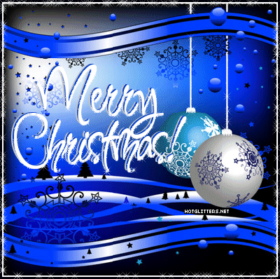 Blue Christmas Ornaments