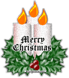 Merry Christmas Candle