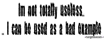 Totally Useless Bad Example